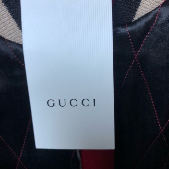 (LIMITED EDITION ) REVERSIBLE SATIN GUCCI JACKET - Picture 6 of 6